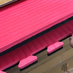Tatami da 2 cm Nero Rosso